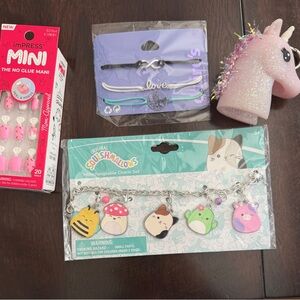 Squishmallows, Clair’s and more